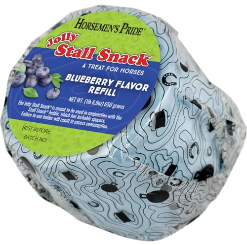 Horsemen's Pride Stall Snack Treat - Imbottitura per cavalli, sapore mirtillo