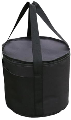 KiBcsLic Borsa Porta Fornello da Campeggio Valigetta Portaoggetti Griglia BBQ Utensili Cucina Oxford Manico Resistente Adatta per Campeggio Escursioni Picnic R, 35x22 Cm