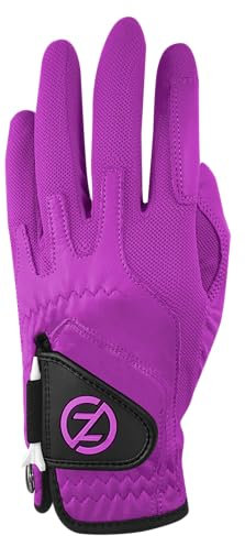 Zero Friction Herren Cabretta Elite Linke Hand Golfhandschuh, Einheitsgröße, Violett