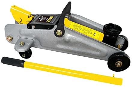 CRIC Cricchetto Idraulico per Auto Martinetto CARRELLO SOLLEVATORE - 2 TONNELLATE. Escursione: 135-305 mm.