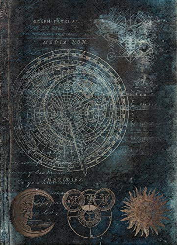 Zita`s Creative Reispapier A4 - Media nox. Motiv-Strohseide, Strohseidenpapier, Decoupage Papier