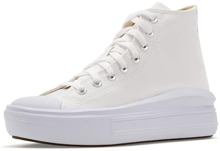 Converse Chuck Taylor All Star Move Canvas Color Hi Sneakers Kvinnor Vit - 37 1/2 - Höga Sneakers Shoes