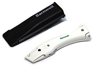 Barnwell White Dolphin Delphin Carpet Fitters Work Trimming Fixed Handle and Holster