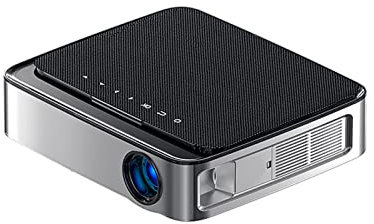 CYLZRCl Proiettore 4K Full HD Proiettore Multischermo WiFi Videoproiettore Smartphone 1920 X 1080P Home Theater 3D Chip Potente Video Cinema (Color : Black, Dimensione : Android)