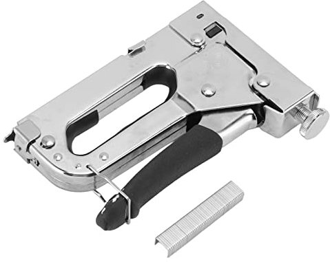 Pistole sparachiodi manuali, pistole per graffette per impieghi gravosi a inchiodatura rapida Migliorano l'efficienza del lavoro Kit di pistole sparachiodi Sforzo ridotto Cucitrice a filo per mobili C