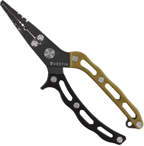 Westin Split Ring Plier Large 18cm - Sprengringzange, Zange zum Öffnen von Sprengringen, Angelzange
