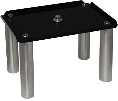 Standfuß Briefkasten Safepost Stativ 300 E Edelstahlfuß zum Einbetonieren schwarz Briefkasten-Ständer für Briefkasten 65, 65M, 70-5, 80, 95 LED