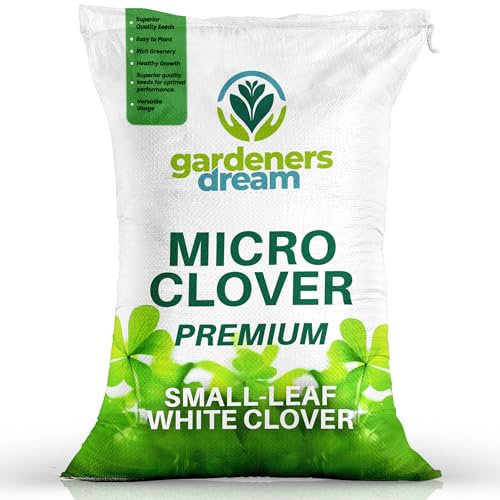 100g Premium White Clover Grass Seed for Eco-Friendly Lawns - Drought Resistant, Nitrogen Fixing Garden Ground Cover - for Low Maintenance, Bee Friendly Gardens and Organic Farming (Covers 3.5m²)