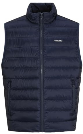 JACK & JONES Jjlouis ljus kroppsvärmare krage – plus storlek, marinblå blazer, 3XL