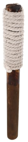 Nolitoy Antorcha de fuego de madera para exteriores para iluminación de caminos de jardín, diseño tejido decorativo para fiestas y celebraciones