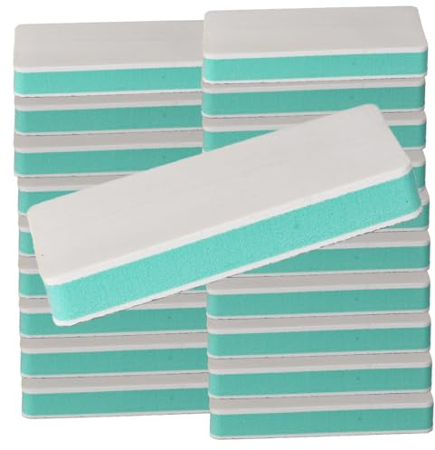 20 bloques pulidores de uñas de doble cara brillante para uñas naturales, bloque de pulido de uñas lisas y brillantes para salón de uñas en casa