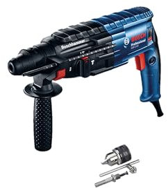 Bosch Professional Martillo Perforador GBH 240 (con SDS plus, 790 W, con Empuñadura Auxiliar, Tope de Profundidad de 210 mm, Portabrocas, Maletín de Transporte)