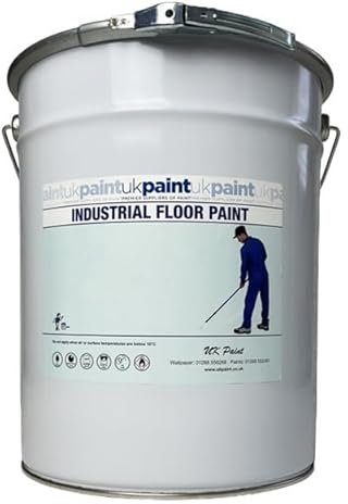 20 Litres - White Industrial Duty Floor Paint - Heavy Duty