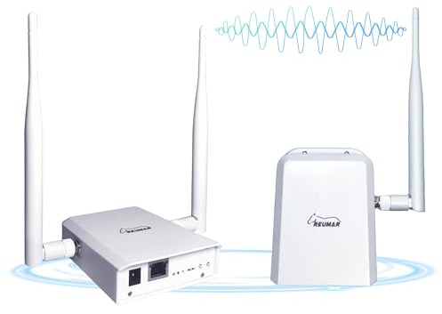 2025 Next-Gen Version, WiFi HaLow,Wireless Bridge 802.11ah Pro,Wi-Fi Halo Point-to-Point Long Range Wireless Access with 2 DBi High-Gain Antenna,Ethernet Air Bridge Repeater