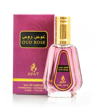 Eau de Parfum Arab Spray 50 ml Für Frauen Hergestellt in Dubai Duftnote Oriantal (Oud Rose)