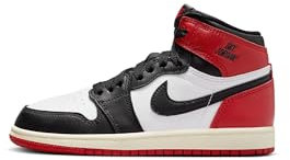 Jordan Little Kid's 1 Retro High OG 'Black Toe Reimagined' (FD1412 106), Weiß/Schwarz-Varsity Red-Sail, 34 EU
