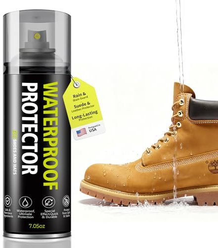 MOYAMUTU Shoe Protector Spray: Rain Stain Dirt Waterproof Shoe Spray, Nano Protection for Sneaker Suede Leather Boot Hat(7.05Oz)