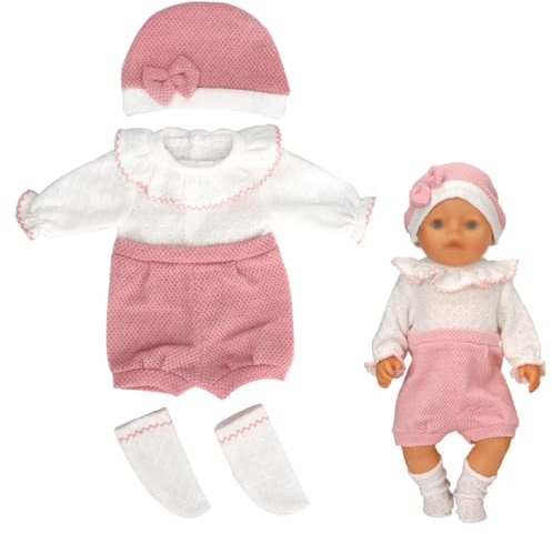 YUPZAR Ropa para muñecas de 43 cm, ropa para muñecas reborn recién nacidas, accesorios para muñecas reborn