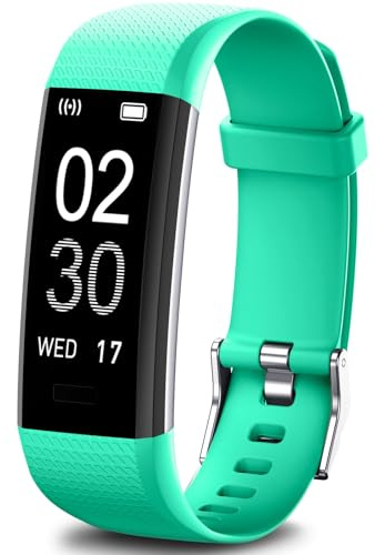 Runlio Fitness Tracker with Heart Rate Monitor,Sleep Monitor with 14 Sports Mode,Activity Tracker with Step,Calories Counter,IP67Waterproof with Stopwatch Pedometer for Kids,Women Men (2026 version)