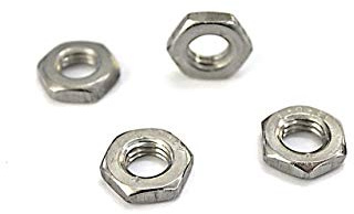 25 Stück Sechskantmuttern DIN 439 - A2 - Edelstahl - niedrige Form - Muttern - V2A - M5 - Flachmuttern - V2A (25, M5)