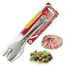 De Luca 2PZ Pinza da Portata per ARROSTO Acciaio Inox 24CM