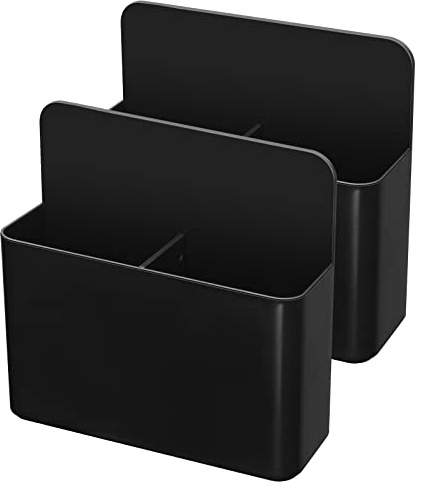 Lot de 2 supports magnétiques pour tableau blanc, porte-stylo magnétique pour réfrigérateur, effaçable à sec, noir