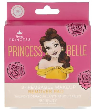 MAD BEAUTY Pure Princess Belle Makeup Remover Discs: Gentle and Effective Beauty Inspired Makeup Remover Pads for Clean and Radiant Skin.