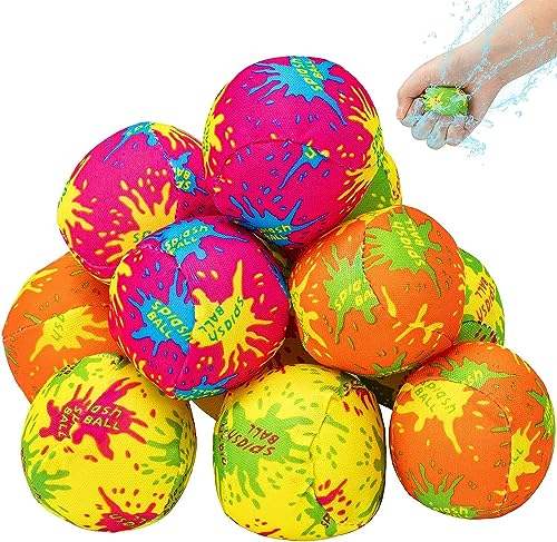 LATERN 30 Stück Wasserbombenbälle, 5CM Wiederverwendbarer Wasserabsorbierender Ball Mini Wasserspritzbälle für Outdoor Wasseraktivitäten Poolstrand Gastgeschenke Sommerliche Wasserkampfspiele