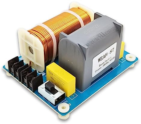 Lamala Bass-Subwoofer-Lautsprecher, Frequenzteiler, Bühne, Zuhause, Auto, Hifi, Stereo, DIY, Crossover-Filter, 1200 W, 410 Hz, Auto-Zubehör, einstellbare Frequenz, Subwoofer, Lautsprecher-Zubehör