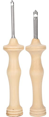 Oxford Punch Aghi Ricamo Punch Ago 17×8×6 2 Pezzi Punch Ago Kit da Ricamo Manico in Legno Ago per Filati Fai da Te Strumenti per Maglieria Fatti a Mano, PWSHYMI3WY4FQZXG6