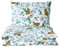 AD Amazing Dreams Babybettwäsche Set 90x120 + 1 St. 40x60cm aus hochwertiger 100% Baumwolle Bettwäsche mit Reißverschluss Kinder Muster und Farben Kaninchen
