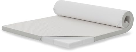 EGO Home Matratzen Topper 80x190cm, 5cm Höhe Matratzentopper aus Memory-Schaum Öko-TEX Zertifiziert, Abnehmbaren und Waschbaren Matratzenauflage für Boxspringbett Matratzen Schlafsofa