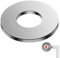 Ofenrohr Rosette,THETAG Abdeckrosette Edelstahl Heizungsrohr rosette,Ofenrohr Rosette Rohrmanschette,Kaminaufsatz Ofenknie Rosette Kaminhaube Grundplatte (white, 100MM)