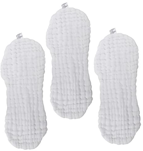 IWOWHERO 3stücke Wickeldecke Aus Baumwolle Für Neugeborene Atmungsaktiv Und Auslaufsicher Schutzunterlage Für Babybett Auto Und Reisen Leicht Zu Reinigen