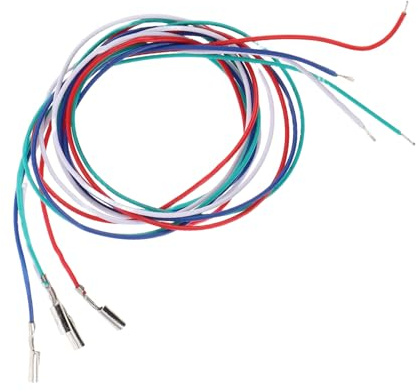 TOYANDONA Set di 4 Cavi di Segnale Fono in Rame per Giradischi e Fonografo, Sostituzione Facile e Chiara dei Fili per Testine Stereofoniche, Accessorio Essenziale per Musica