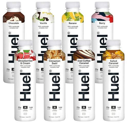 Huel - Paquete variado listo para beber, 8 unidades