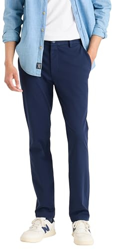 Dockers Go Active Flex Chino Skinny, Pantaloni Uomo, Navy Blazer, 34W / 32L