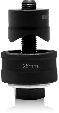 CCLIFE Lochschneider 25 mm, Schraublochstanzer für exakte Lochstanzungen in Spüle, Metall und Edelstahl