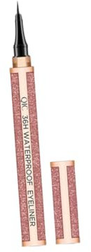 Healeved Delineador Líquido Duradero de Secado Rápido Herramienta de Maquillaje Coral Rojo Naranja