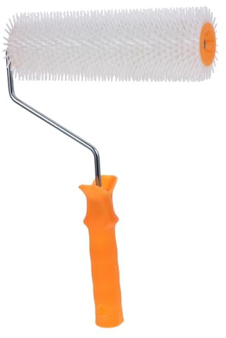 DIYEAH 1pieza Rodillo Spiked Para Pintura De Para Autonivelantes y Mango Aleatorio Rodillo Antidesprendimiento Pelusa