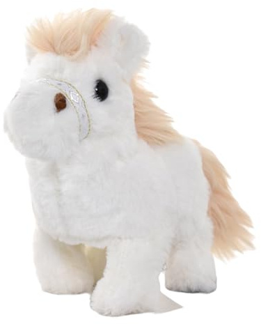 RCGOFOLLOW Kleines Pferdespielzeug | Niedliches, realistisches Plüsch Roboter Haustier für Kinder, realistische Roboter Pony Läufe, realistisches Pony Plüsch, B