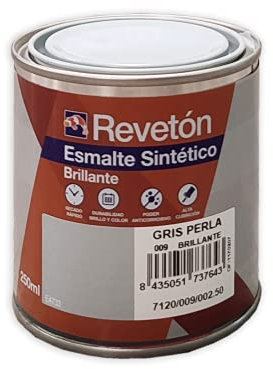 Reveton Esmalte Brillante Antioxidante 250 Ml (Gris Perla 009)
