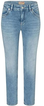 MAC Jeans Mel 0389L 2620-90 dam tubjeans bomull polyester stretch 5 fickor, Bright Commercial used, 36W x 32L