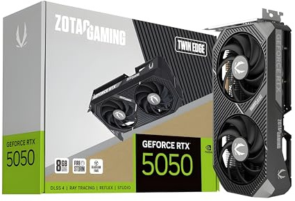 ZOTAC Gaming RTX 5050 Twin Edge 8GB GDDR6 Reflex 2 RTX AI DLSS4