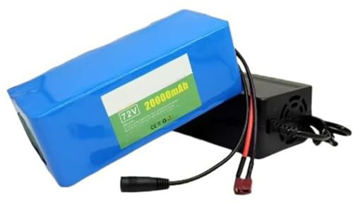 72V Ebike-Lithium-Akku 20AH Elektroroller-Akkus 20S2P Hochleistungsfähiger Wasserdichter Lithium-Ionen-Akku Mit Ladegerät XT90