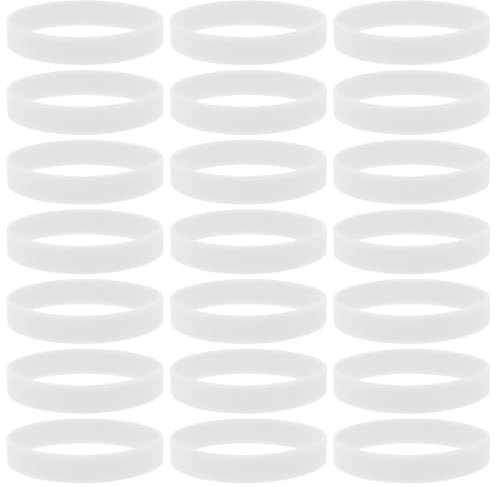 TOBBOMEY 100 Braccialetti Luminosi in Silicone Fosforescenti per Braccialetti Luminosi al Buio per Feste e Attività Notturne Design Fluorescente Materiale Morbido e Ipoallergenico
