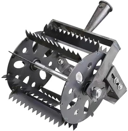 ZGUZMCMK Desbrozadora Rotativa, Dentada, Práctica, Ahorradora de Mano de Obra, Robusta
