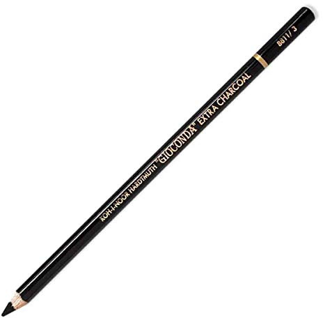 Koh-I-Noor 8811/3 Crayon à charbon Gioconda Extra Charcoal