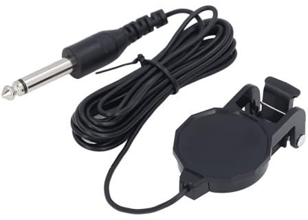 Gitarren-Clip-On-Tonabnehmer, Kunststoff-Tonabnehmer für Akustikgitarre, Professioneller Folk-Gitarren-Tonabnehmer für Violine, Erhu und Ukulele