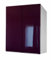 berlioz creations sas Küchenmöbel, 2 Türen, 60 cm, Holz, Aubergine, Hochglanz, 60 x 34 x 70 cm